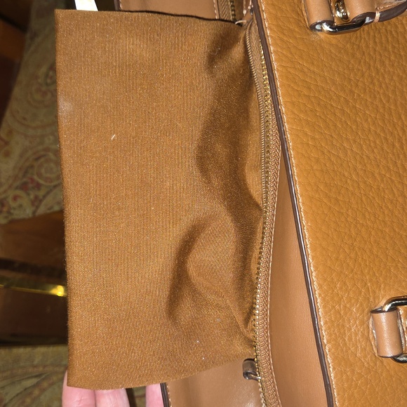 Coach Blake Carryall F35932 Saddle Bubble Olive Green Suede $550 Retail. GUC - Picture 13 of 16